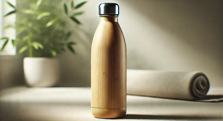 bamboo water bottle